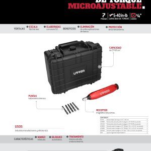 Juego combinado de herramienta de torque, 7 piezas Urrea