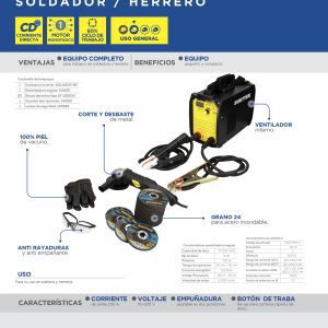 Juego de soldadora y esmeriladora con accesorios, 24 piezas Surtek