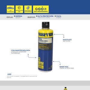 Cera líquida 3 en 1500 ml Surtek
