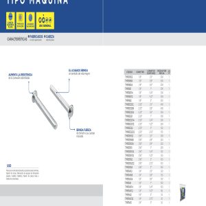 Tornillo tipo máquina cabeza redonda 1/8" x 2", 250 piezas Surtek