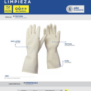 Guantes de látex para limpieza G Surtek