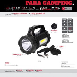 Linterna de LED / COB para campamento de 40 - 300 lm Urrea