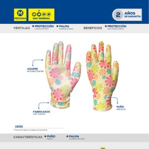 Guantes de nailon para jardinería M Surtek