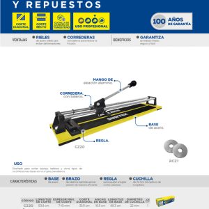 Repuesto de cuchilla de tungsteno para CZ16, CZ26 Surtek