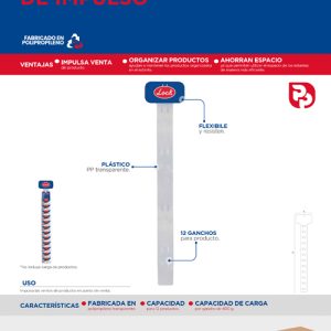 Tira de impulso Lock de polipropileno 95 x 8 cm Lock